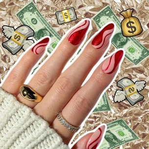 Денежный маникюр на Новый год 2026: 7 дизайнов ногтей, которые привлекут богатство