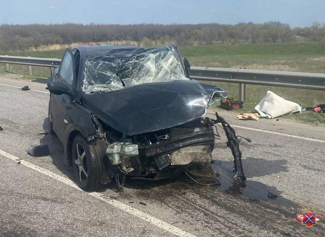 Предварительный виновник аварии&nbsp;— водитель Hyundai | Источник: ГУ МВД России по Волгоградской области