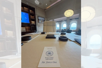 Новый Air Force One Трампа: позолота, телевизоры и массажные кресла