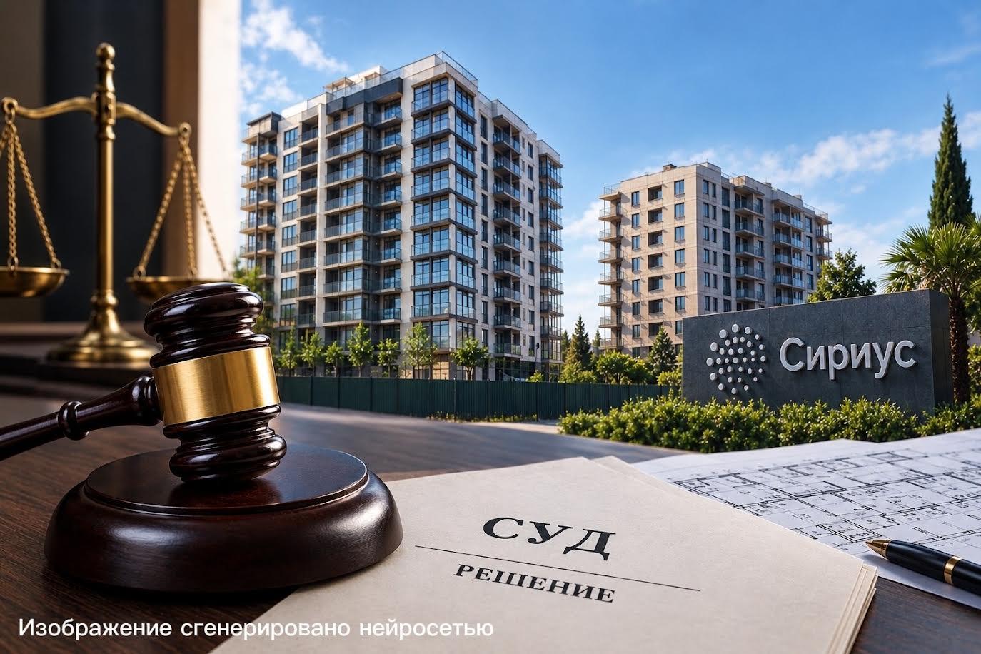 Сириус взыскал 140 миллионов рублей убытков с застройщиков двух многоквартирников на землях ИЖС