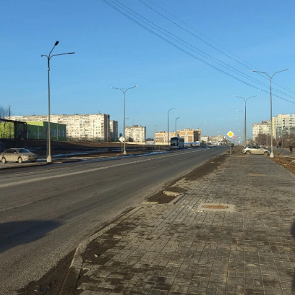 Фото чиновников больше показывает дорогу, чем парк | Источник: голосование за благоустройство на «Госуслугах»