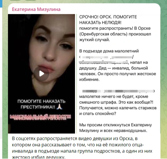 Источник: Скриншот из телеграм-канала Екатерины Мизулиной