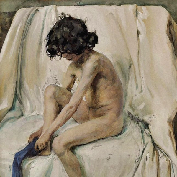 Елена Поленова. «После купания». 1890-е | Источник: Painters via Legion Media