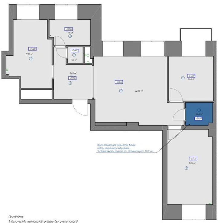 Квартира 71 м² в Доме на набережной