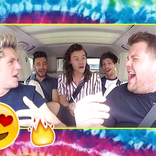 One Direction зажгут на шоу Джеймса Кордена!
