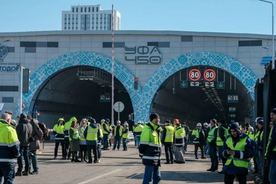 Пробки на платной трассе под Уфой из-за сбоя интернета