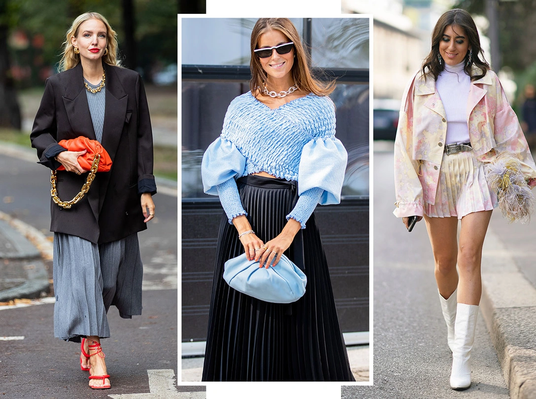 Юбки-плиссе снова в моде: 5 простых сочетаний, которые нужно повторить сейчас | marieclaire.ru