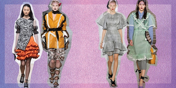 J.W. Anderson, осень-зима 2016/17; Rodarte, осень-зима 2016/17; Jason Wu, весна-лето 2016; Miu Miu, весна-лето 2016. | Источник: IMAX TREE