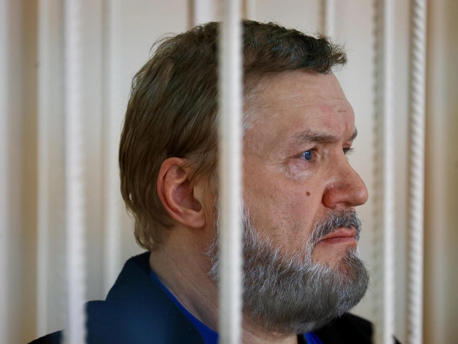59-летний Андрей Махонин* в ходе судебного заседания вёл себя спокойно. | Источник: Михаил Шилкин