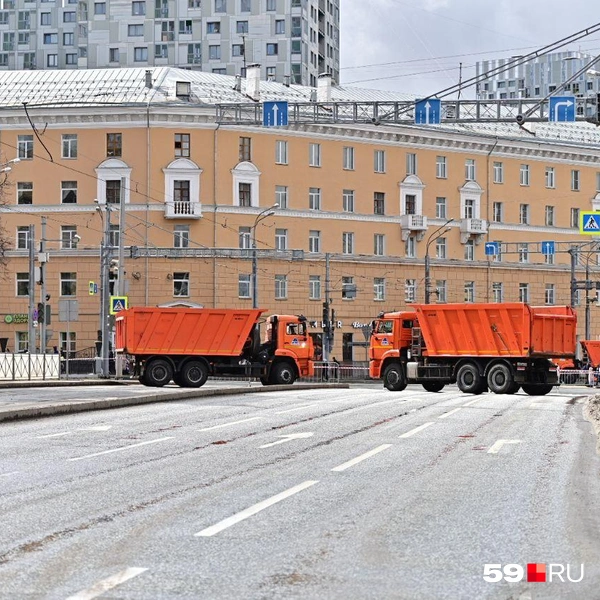 Часть улиц перекрыли | Источник: Василина Любимова / 59.RU 