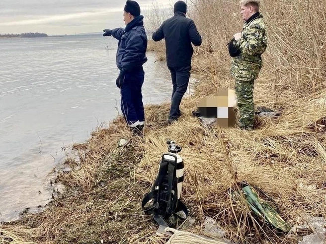 Поисковые работы проводились в акватории Волги в Кировском районе Волгограда. | Источник: ГКУ «Служба спасения» / Vk.com