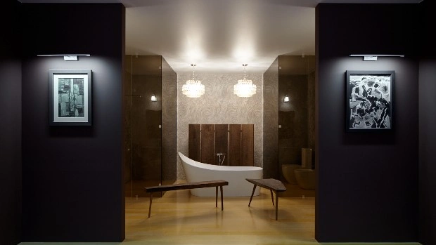 Bathroom Biennale: комната в загородном доме от Нади Зотовой