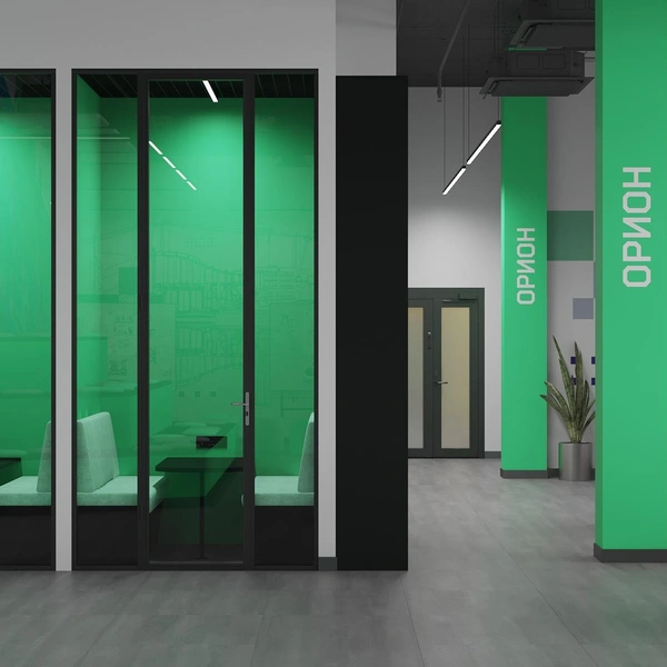 В этом кабинете есть переговорные комнаты | Источник: 21-school.ru