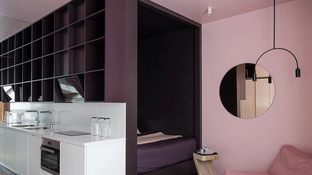 Спальня в маленькой квартире: 6 практичных решений