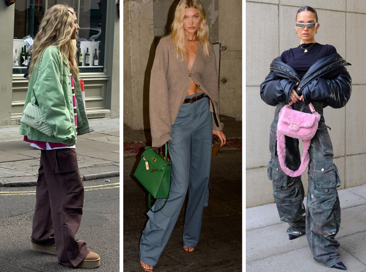 Вместо джинсов: где купить и с чем носить карго — самые модные брюки года