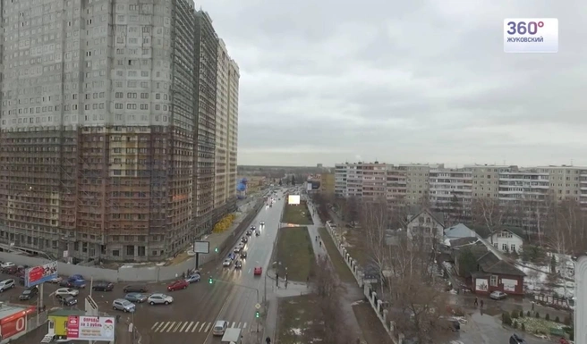 ЖК «Гагаринский» достроили лишь в 2019 году | Источник: телеканал 360 Жуковский, эфир от 10.02.2017 