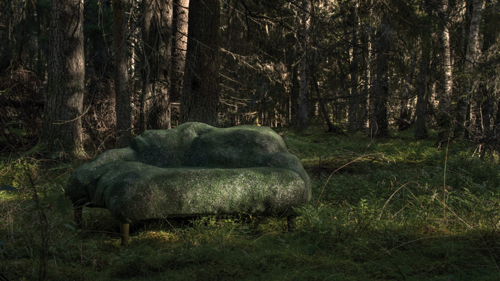 Камень в лесу: совместный проект студии Front и Moroso