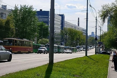 Екатеринбург сковали девятибалльные пробки