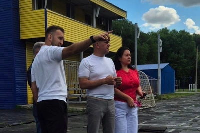 В школе «Волга» ремонтируют два спортивных зала