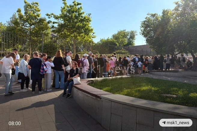 Двигалась очередь стремительно, но чтобы точно успеть, лучше приезжать заранее | Источник: Валерия Животовская / MSK1.RU