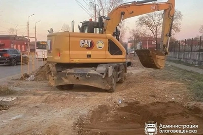 На Тенистой в Благовещенске проложили ливневку