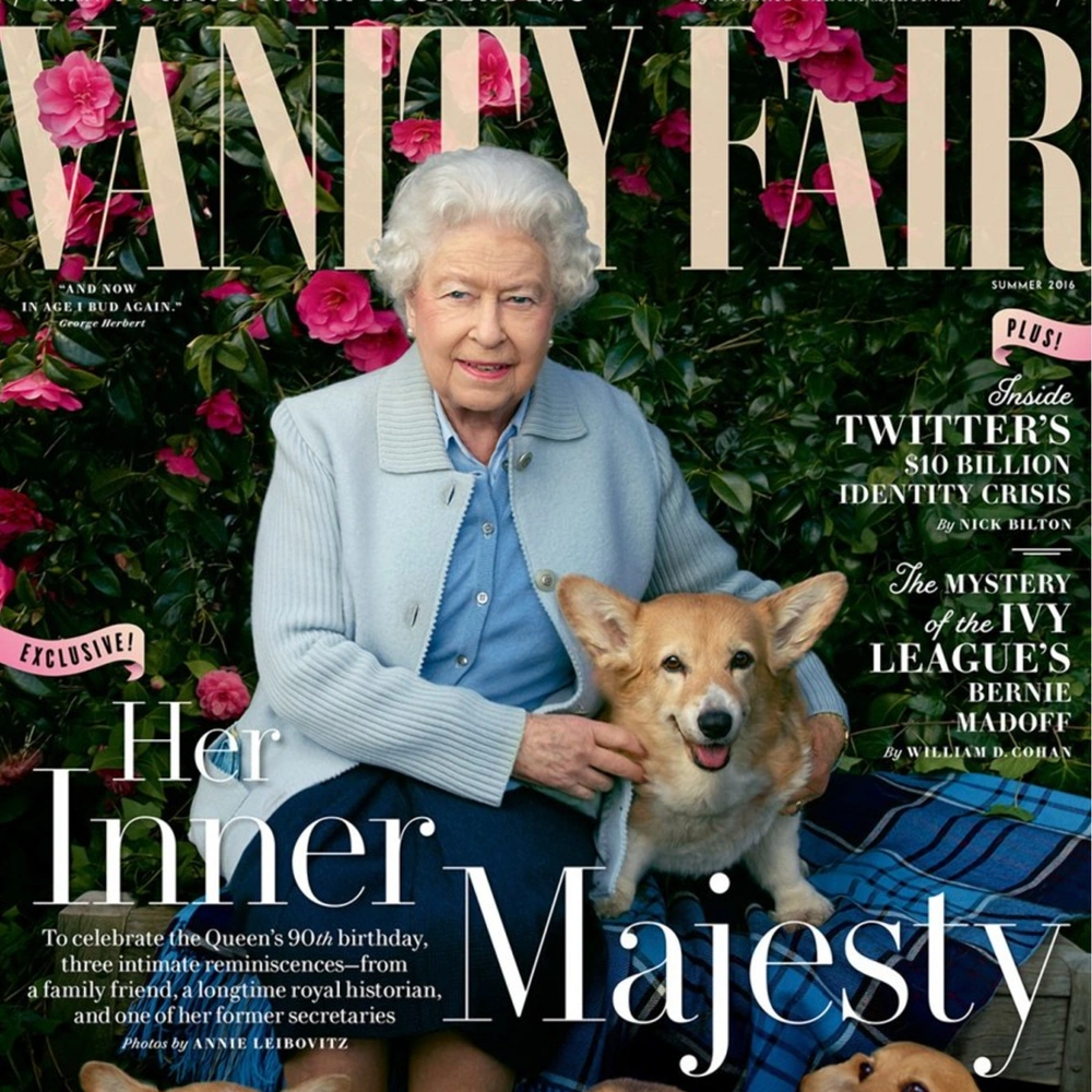 Королева Елизавета на обложке журнала Vanity Fair | marieclaire.ru