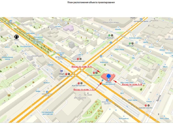 Подрядчик выполнит монтаж архитектурной подсветки на витражах здания | Источник: ООО «Найт Лайт»/zakupki