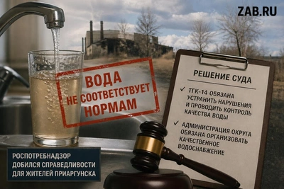 Суд обязал ТГК-14 и власти Приаргунска проверить воду