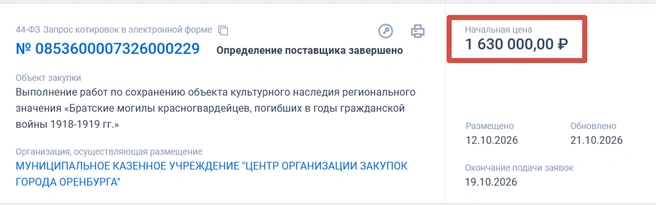 Оба тендера&nbsp;— идентичные | Источник: «Госзакупки»