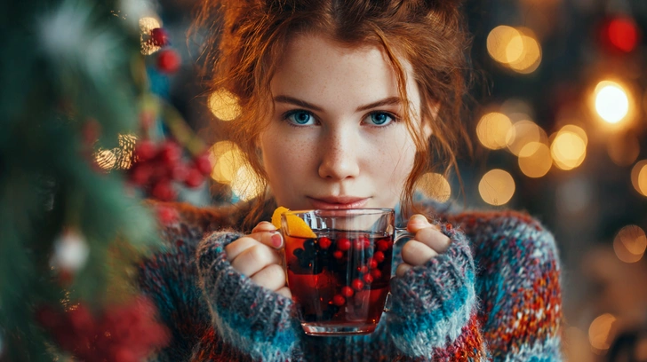 Простой рецепт пряного чая масала с апельсином и смородиной | Источник: Midjourney