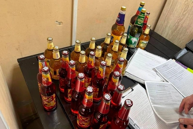 В Череповце изъяли 58 бутылок алкоголя из магазина без лицензии | Источник: st.cherinfo.ru