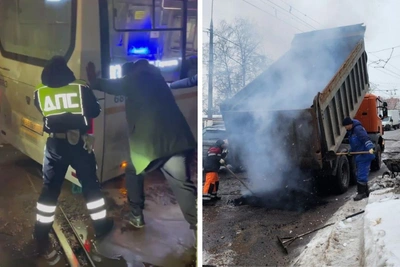Транспорт в Химках застревает в ямах из-за плохого ремонта