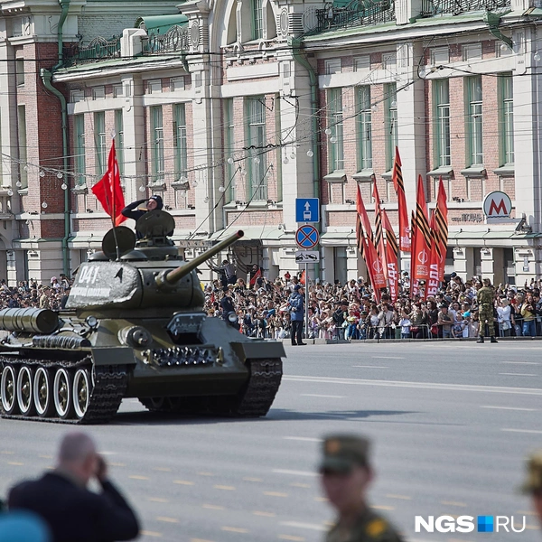 Символ Победы — легендарный танк Т-34 | Источник: Александр Ощепков / NGS.RU