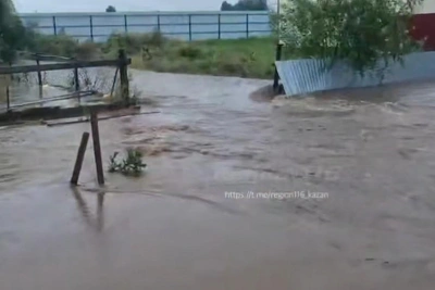 Мегаливень в Татарстане: Апастовский район уходит под воду