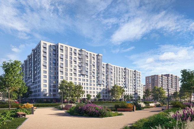 В 1 корпусе ЖК «Наука» 75% квартир — семейные двух- и трехкомнатные. | Источник: АО «Специализированный застройщик «Строительный трест»