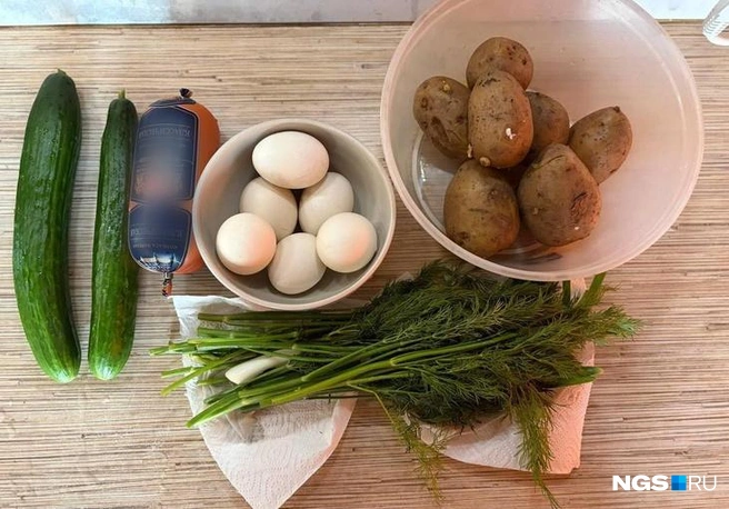 Все продукты готовим заранее | Источник: Настасья Медведева / NGS.RU