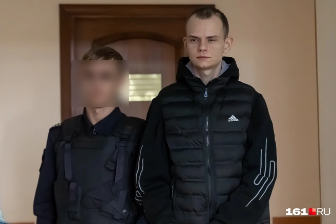 Дима Паскевич на суде | Источник: Евгений Вдовин / 161.RU