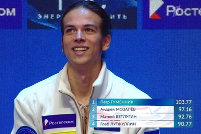 Гуменник лидирует после короткой программы на ЧР