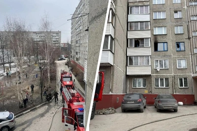 Пожар в Новосибирске: спасли восемь детей с верхних этажей