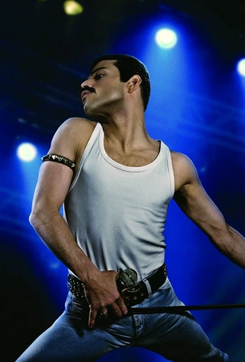 Рами Малек в роли Фредди Меркьюри в к/ф «Богемская рапсодия», 2018 г.