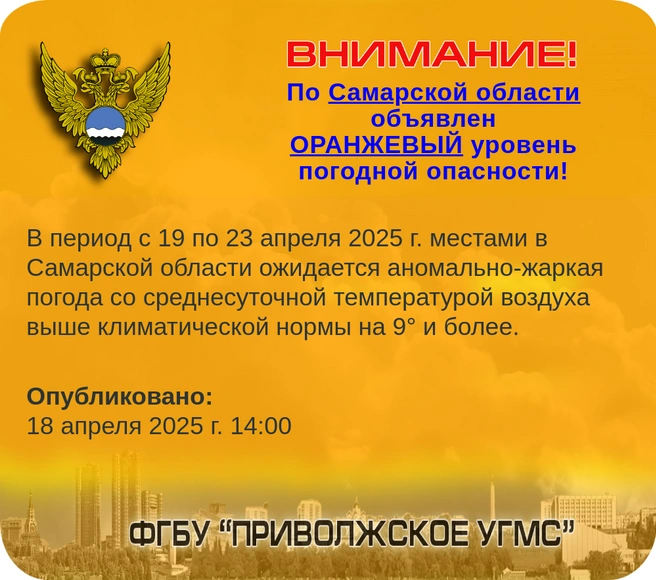 Погода готова бить рекорды | Источник: Приволжское УГМС