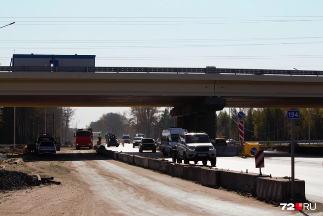 Открывать развязку будут к концу ноября | Источник: Павел Красоткин / 72.RU