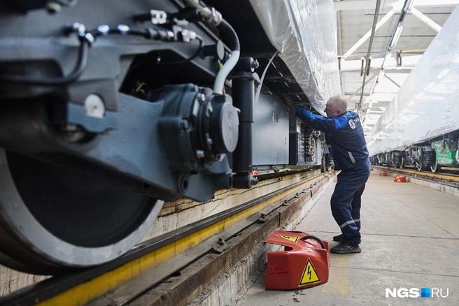 До конца года в город поступят еще два таких же состава | Источник: Александр Ощепков / NGS.RU