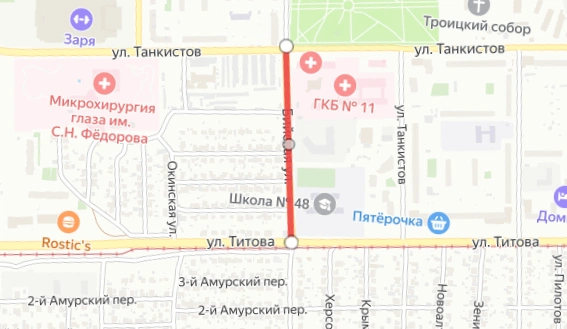 Проезд закроют почти на три месяца | Источник: Яндекс Карты