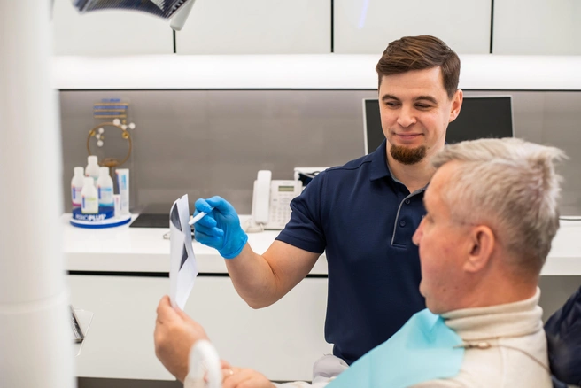 До 31 декабря первая консультация хирурга-имплантолога, ортопеда и 3D-сканирование в «Мега-Дент»&nbsp;— бесплатно | Источник: Стоматология «Мега-Дент»