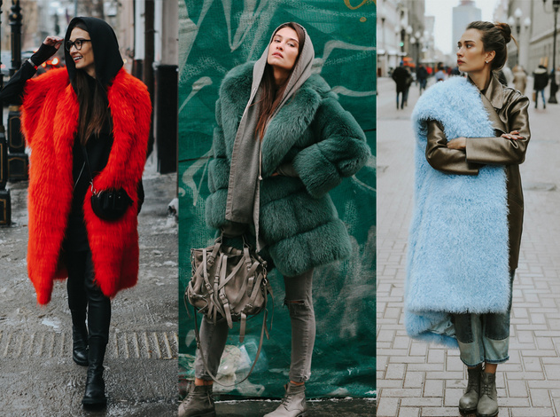 Как носить цветной мех: 5 стильных решений