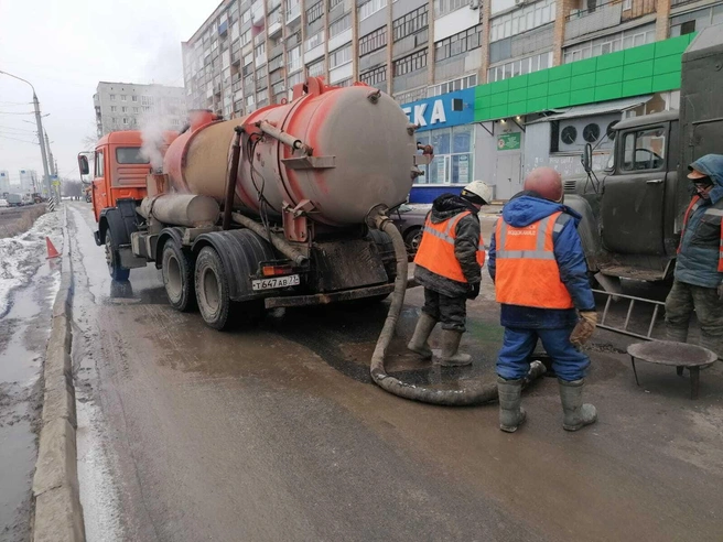 Второй по величине город Ульяновской области остался без тепла из-за аварии | Источник: vk.com/ulvodokanal