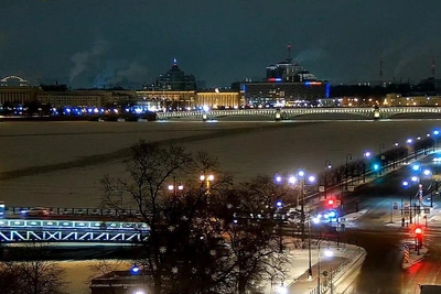Frosty Morning in St. Petersburg at -14°C (7°F)