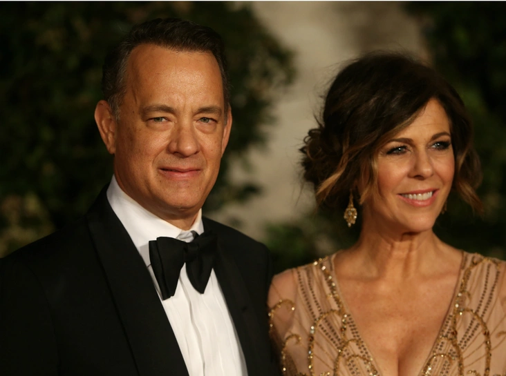 Том Хэнкс и Рита Уилсон, 2014 год