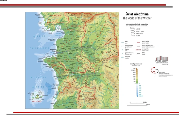 Студенты Варшавского университета создали точную карту мира «Ведьмака» и получили зачет 😅